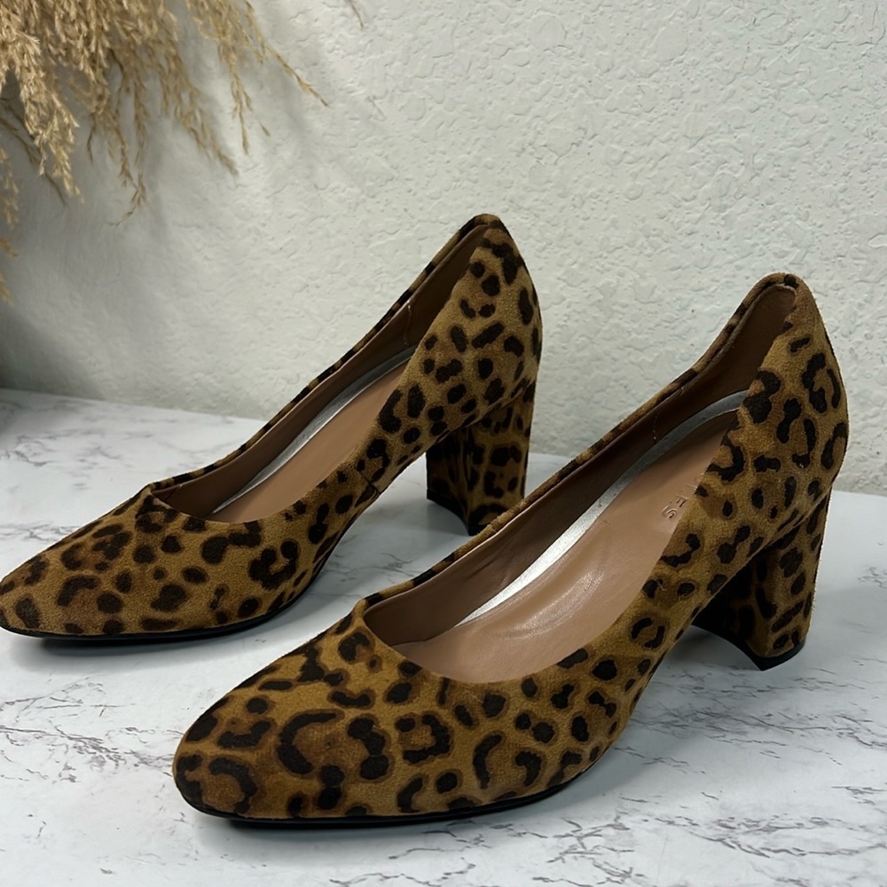 Aerosoles Bettie Cheetah Print Block Heel Women